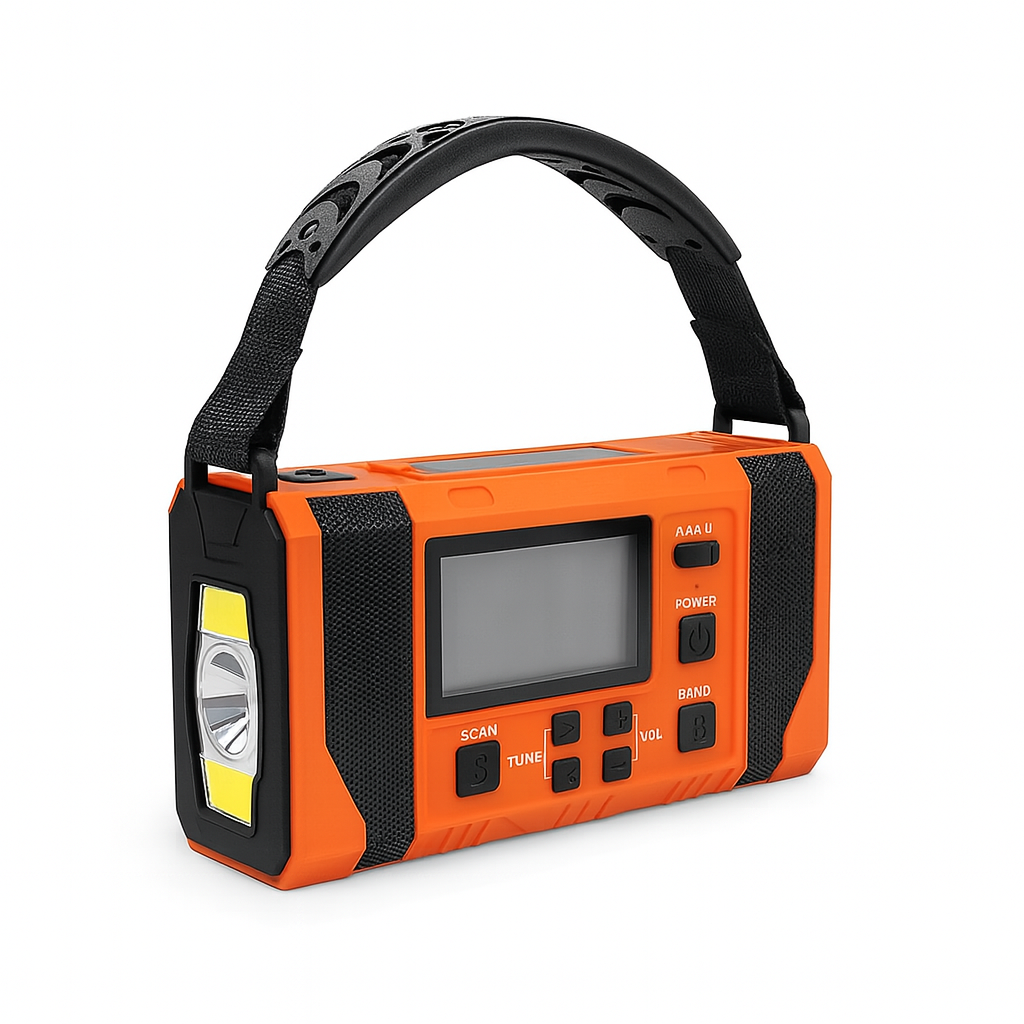 SafeHaven 10000mAh Radio Awaryjne z Ładowarką USB