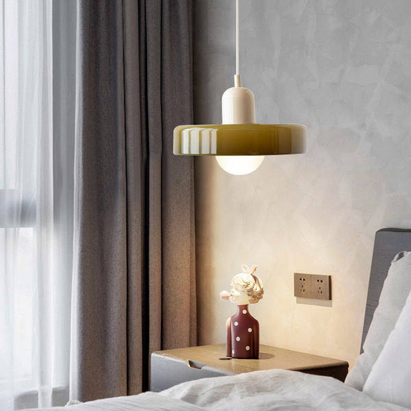 Lysena Bauhaus-Style Colored Glass Pendant Light