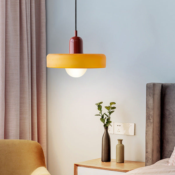 Lysena Bauhaus-Style Colored Glass Pendant Light
