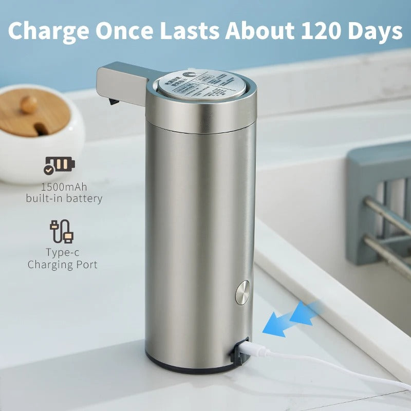 NovaSense Stainless Steel Auto Soap Dispenser With Sensor