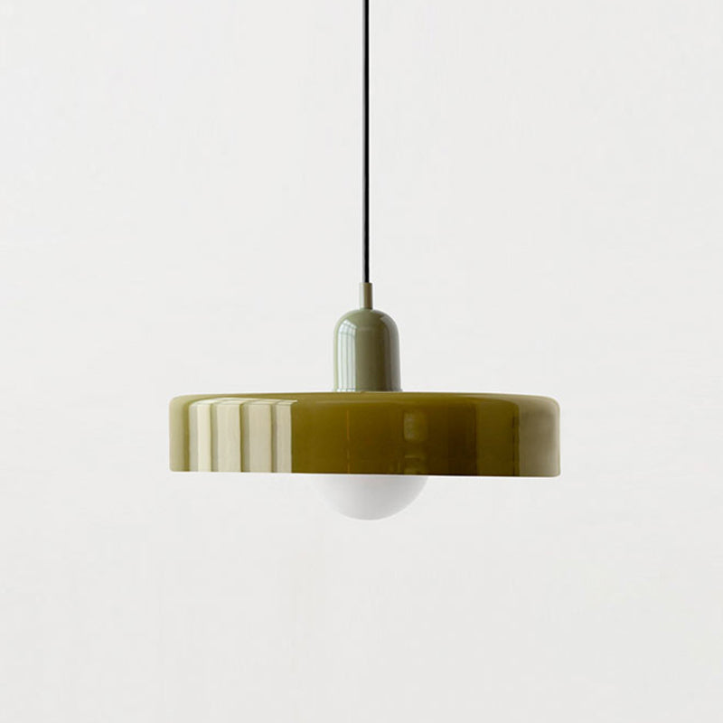 Lysena Bauhaus-Style Colored Glass Pendant Light
