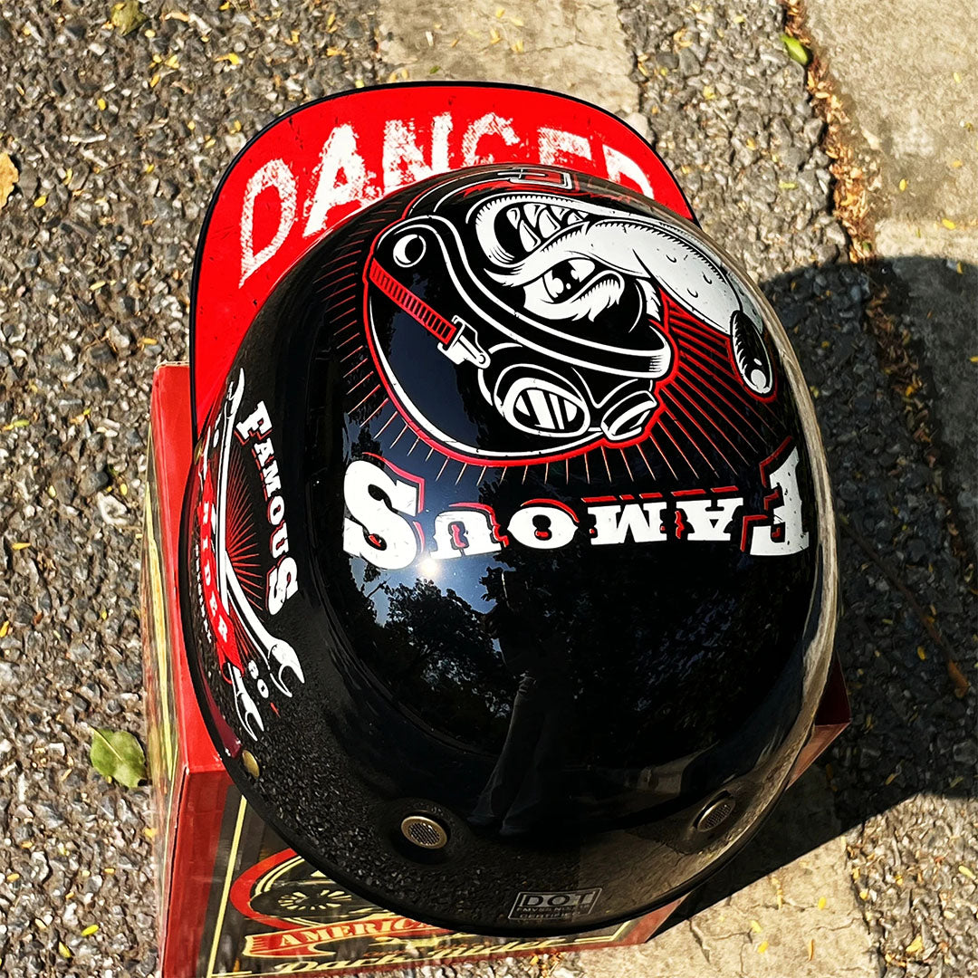 Capacete de Moto VeloCap com Estilo de Boné de Basebol DOT & ECE