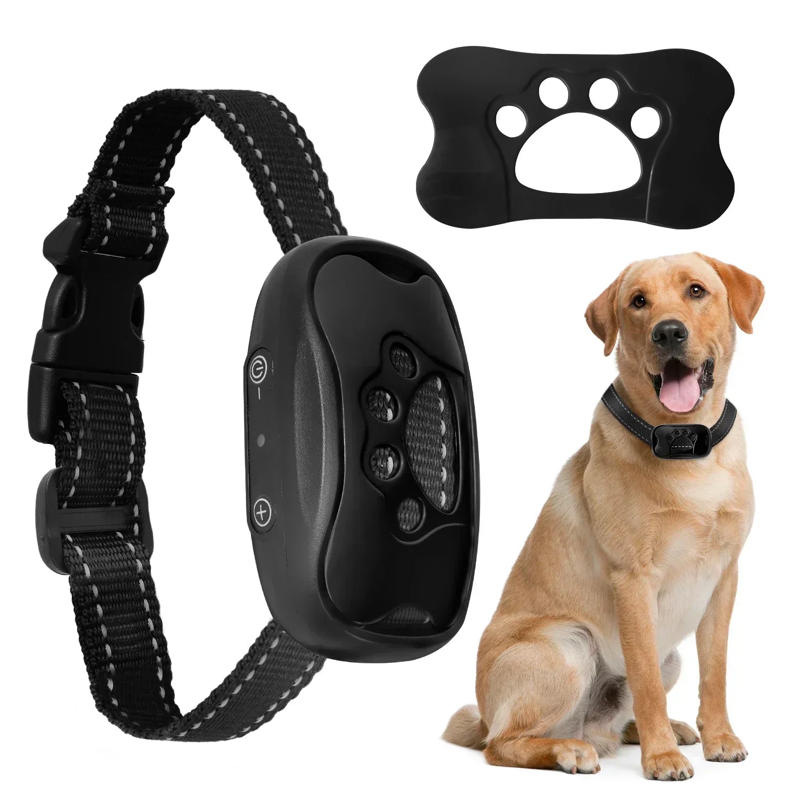 Zgarda QuietPaws Pro pentru câini, antrenament umanitar anti-lătrat