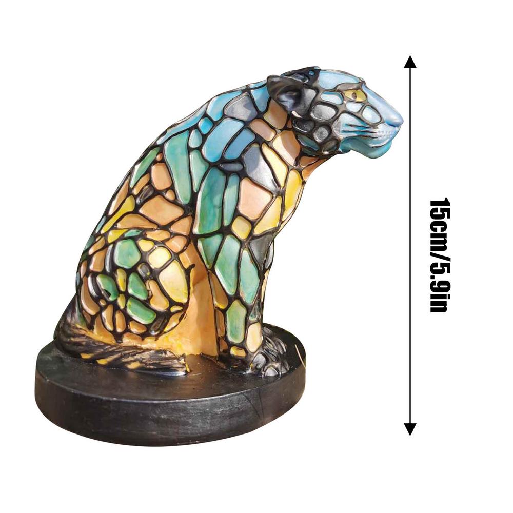 LumiFauna Stained Glass Animal Lamps — 7 Styles: Bear, Panda, Elk, Pig, Giraffe, Rabbit, Raccoon