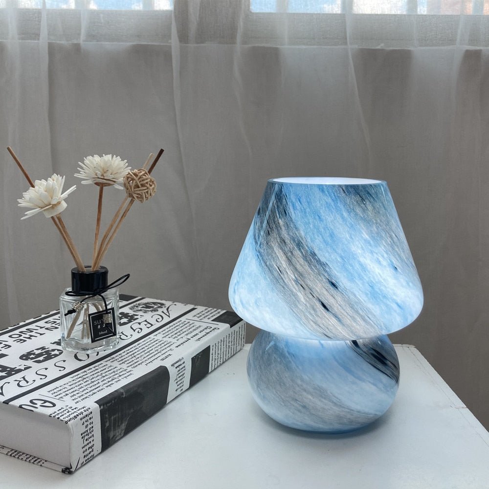 Miriell | Mushroom-Shaped Glass Lamp