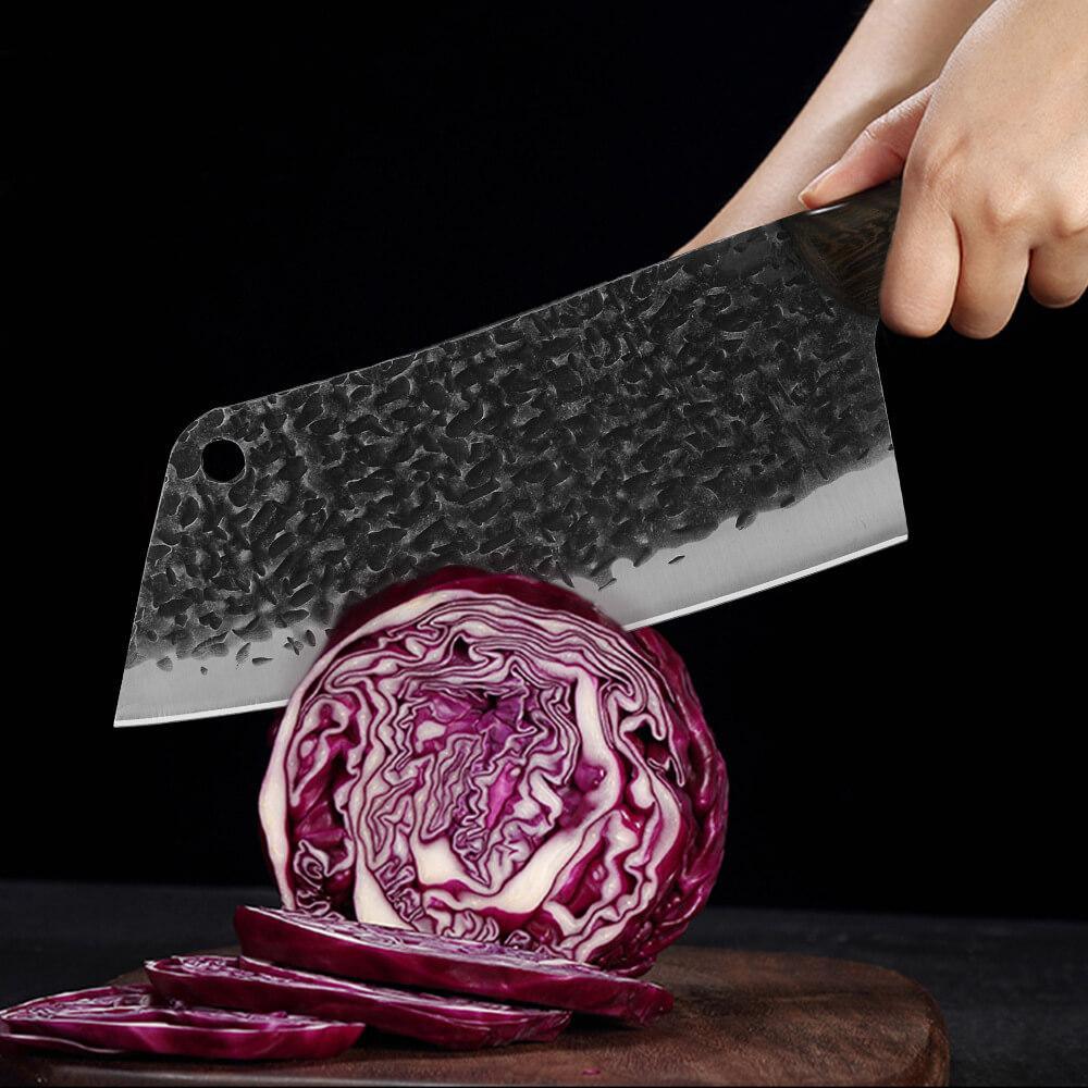 Ravara Hand-Forged Cleaver Knife 168-Hour Craftsmanship