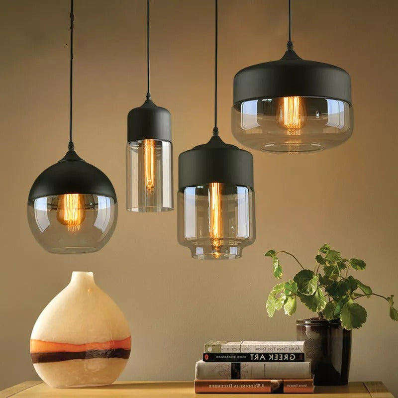 Loft-inspirerte hengende LED pendellamper