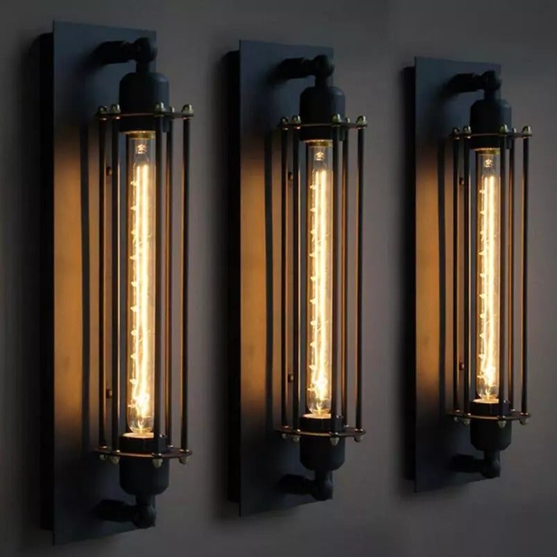 Rowen Vintage Industrial LED Wall Sconce