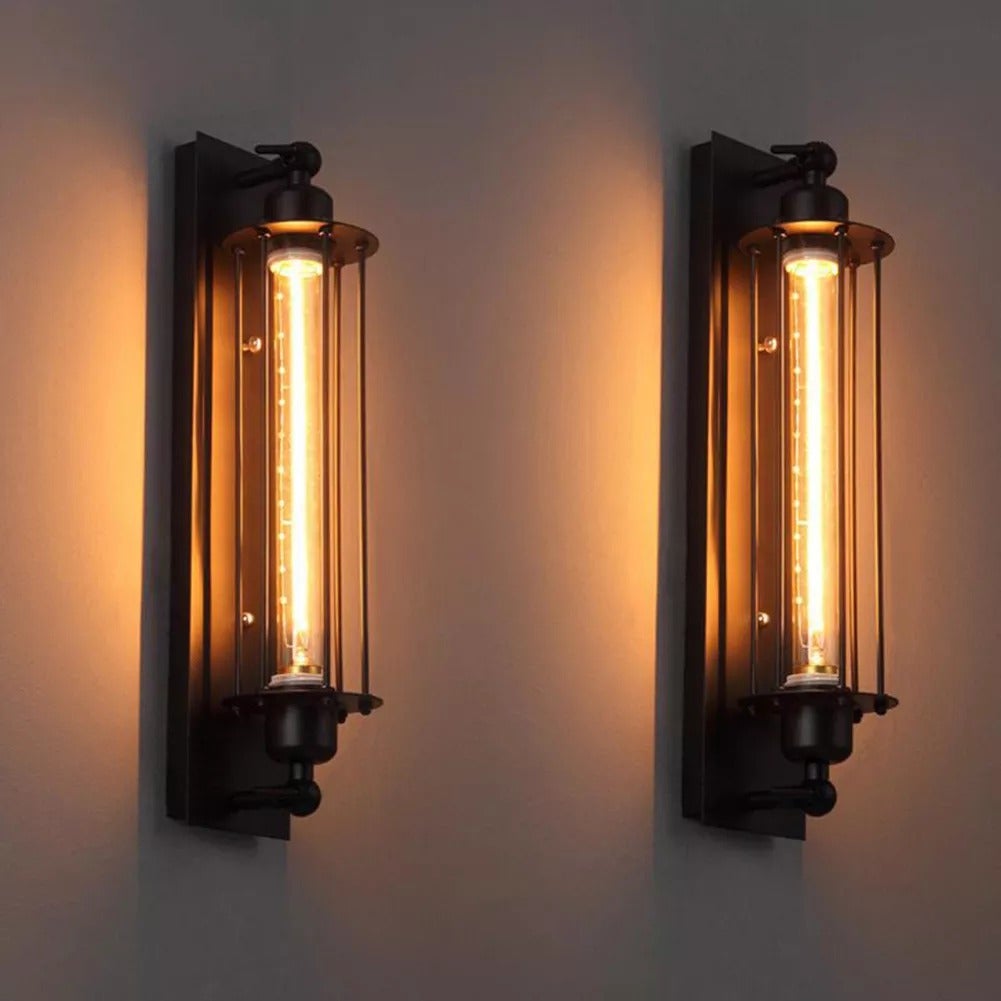 Rowen Vintage Industrial LED Wall Sconce
