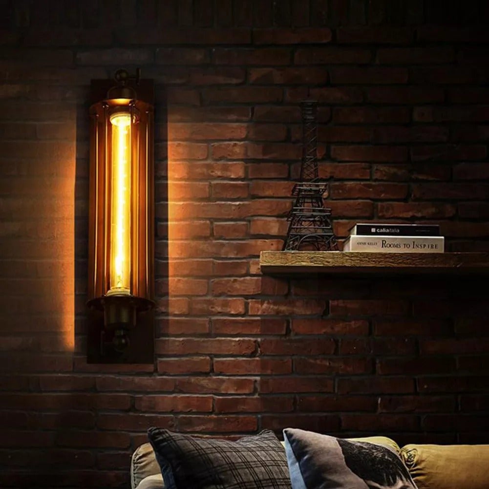 Rowen Vintage Industrial LED Wall Sconce