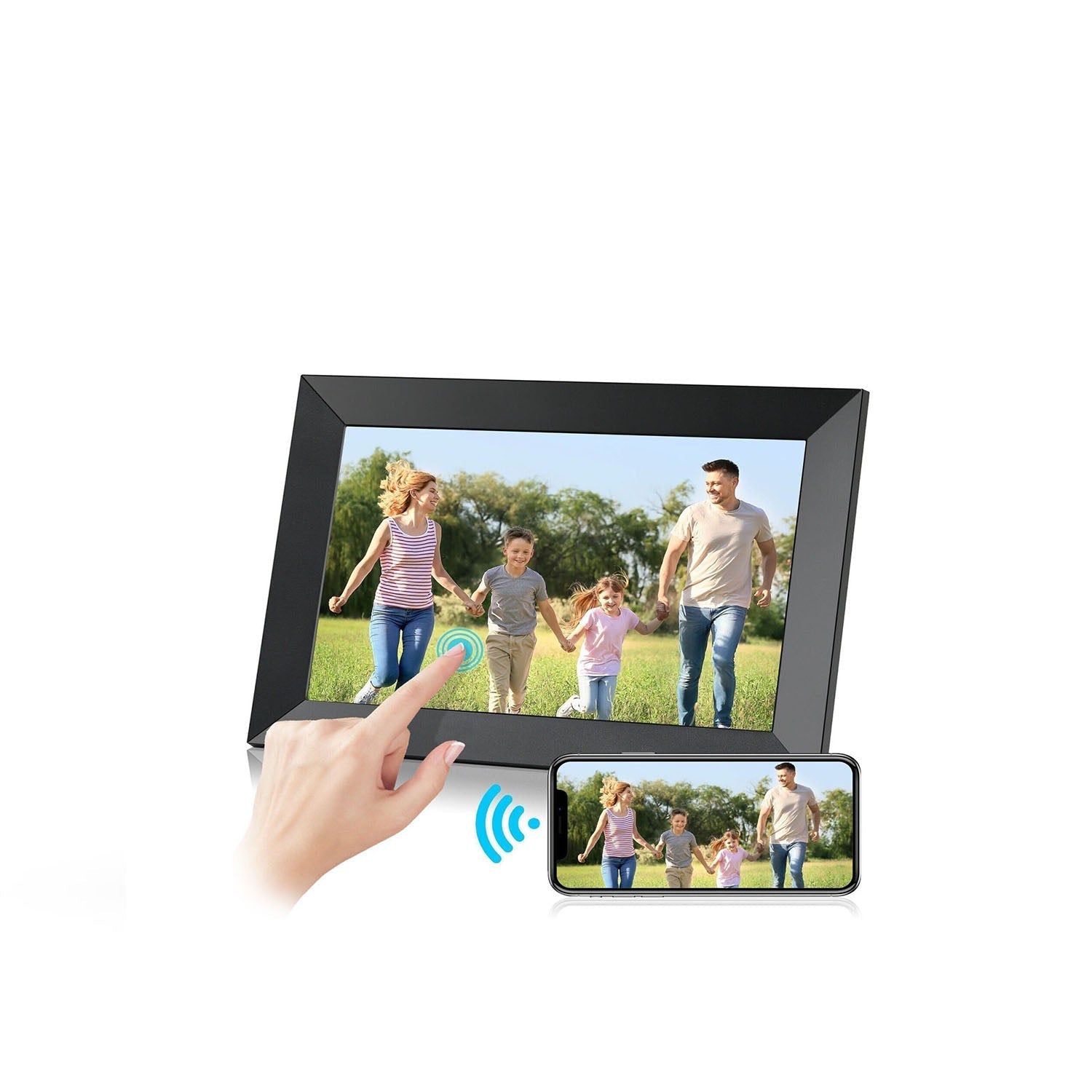 Ramka na zdjęcia LuminaVista 10,1 cala z WiFi i ekranem dotykowym 1080P