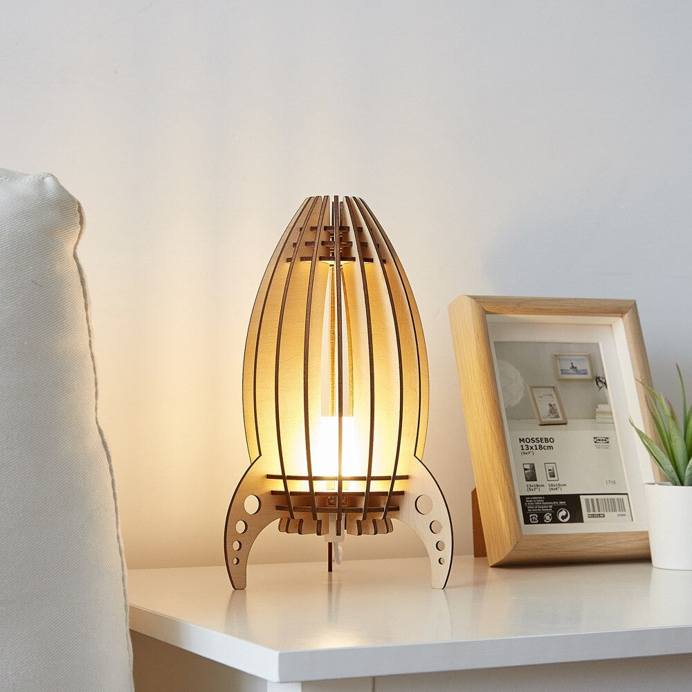 Lunara | Rocket Night Lamp for Kids