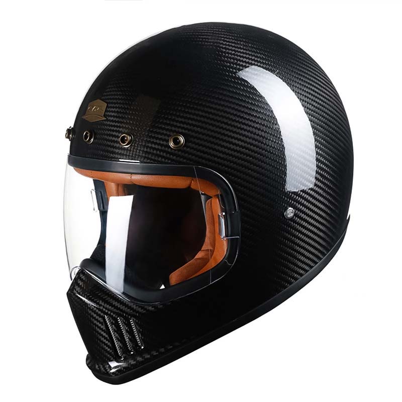 AeroNova kolfiber helhjälm DOT ECE F380VB
