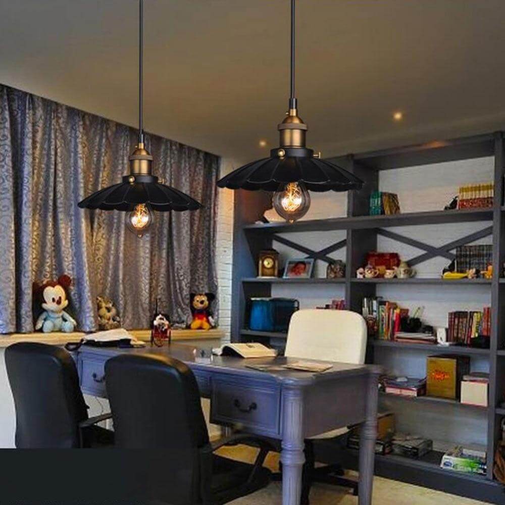 Marley Vintage Iron Loft Pendant Lamp