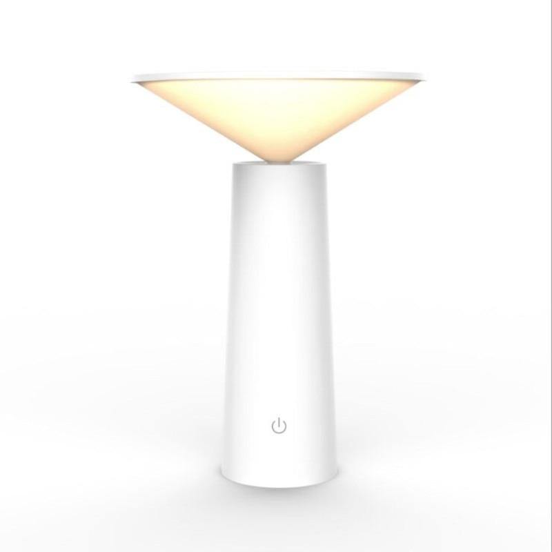 LumaCharge oppladbar LED skrivebordslampe for lesing, berøringsbryter, 3 dimmbare moduser