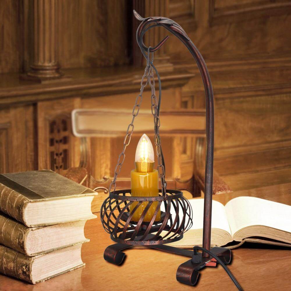 Marilla | Vintage Table Candle Lamp