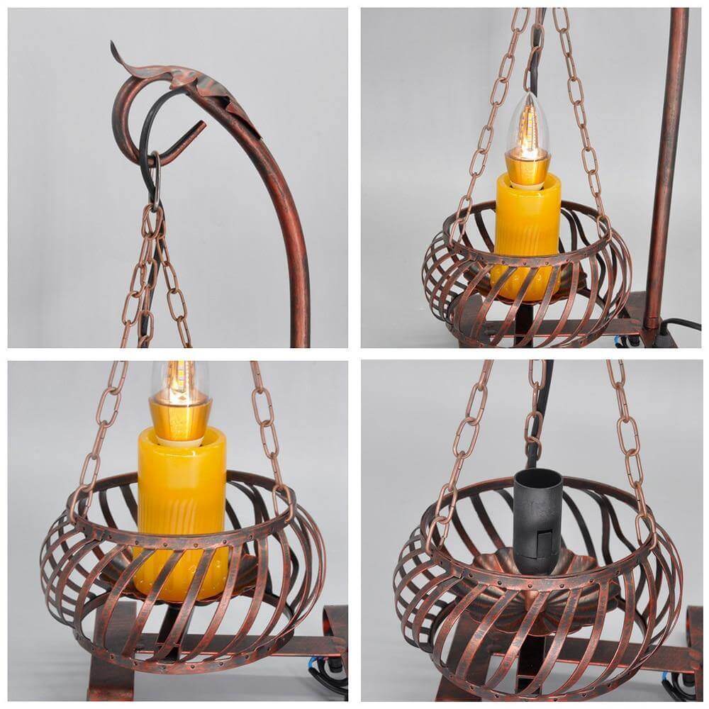 Marilla | Vintage Table Candle Lamp