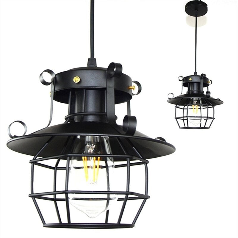 Harrowe Vintage Industrial Loft Ceiling Light
