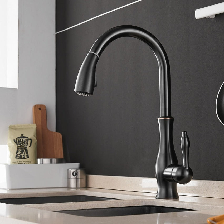 Robinet de bucătărie extensibil NovaFlow cu cap retractabil
