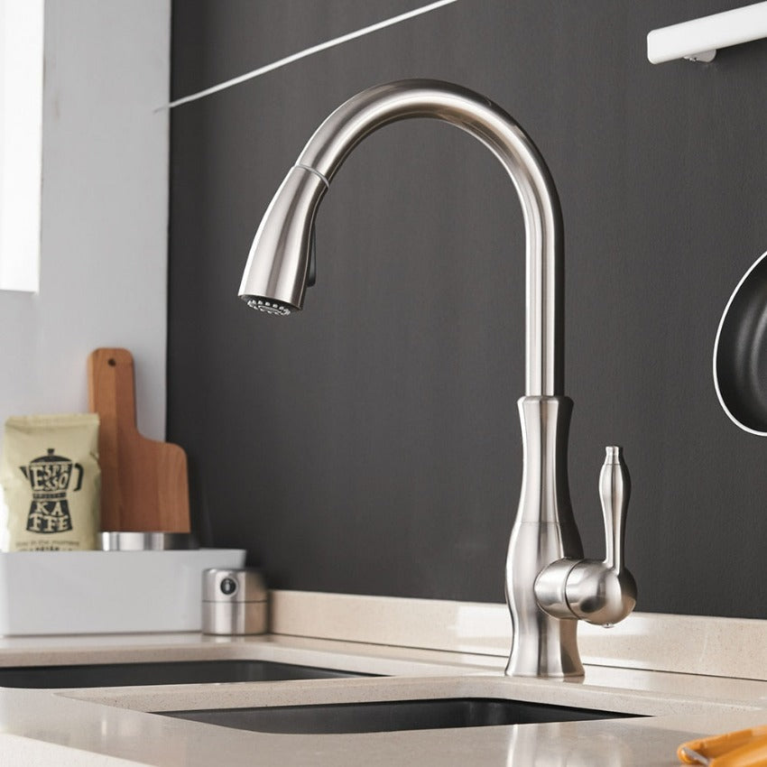 Robinet de bucătărie extensibil NovaFlow cu cap retractabil