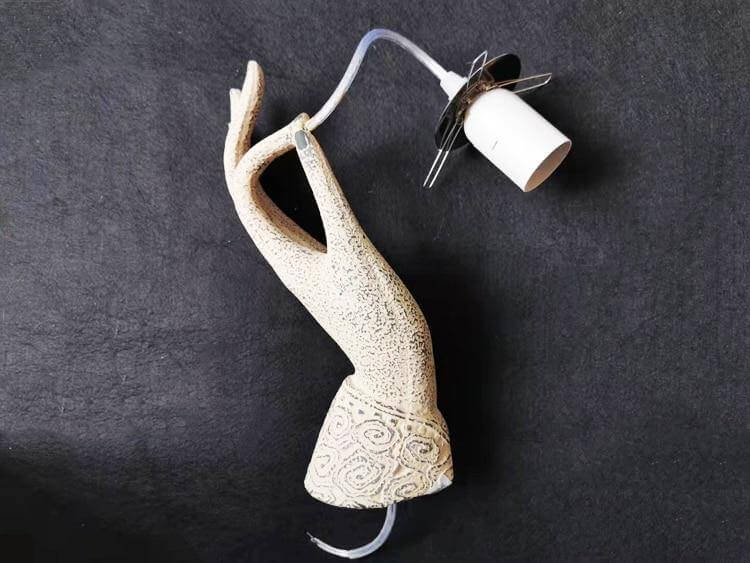 Lianora moderne kinesisk lotus vegglampe