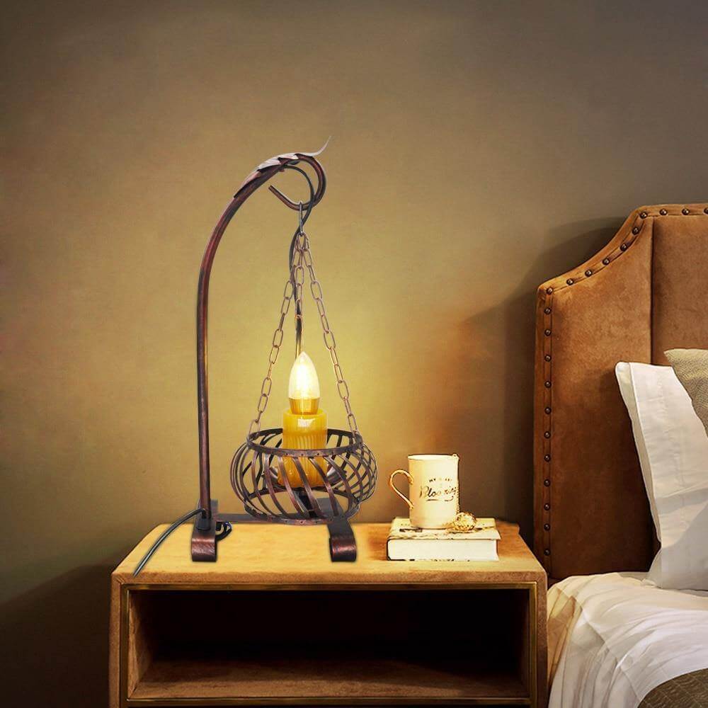 Marilla | Vintage Table Candle Lamp