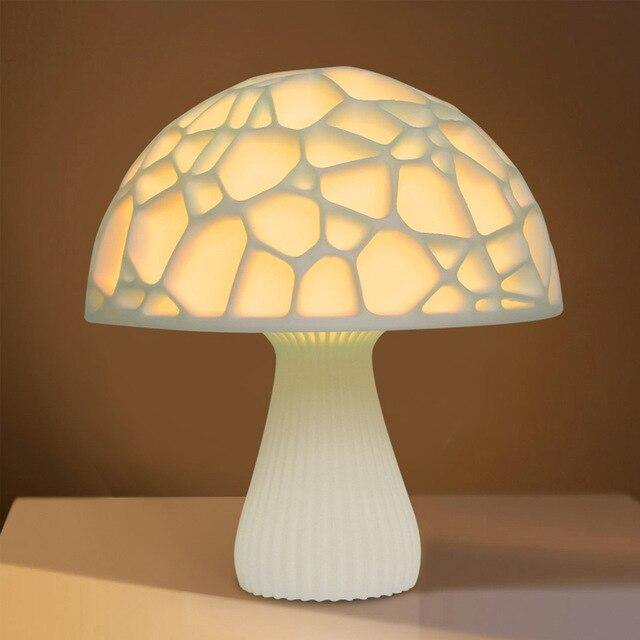 Kivara | 3D-printet elegant sopp bordlampe