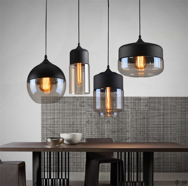 Loft-inspirerte hengende LED pendellamper