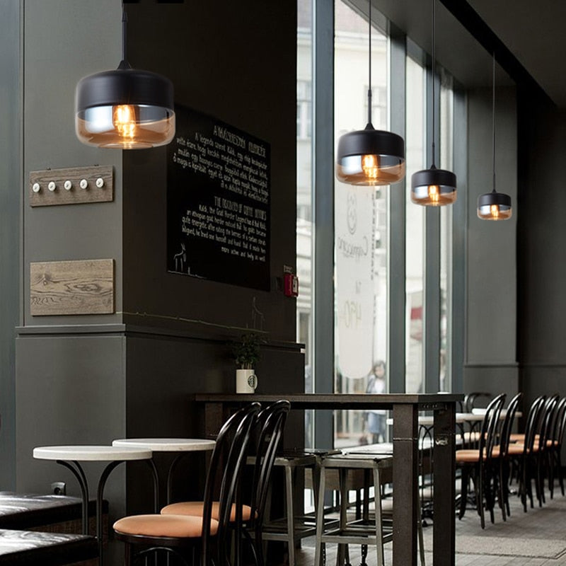 Loft-inspirerte hengende LED pendellamper