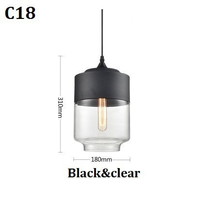 Loft-inspirerte hengende LED pendellamper