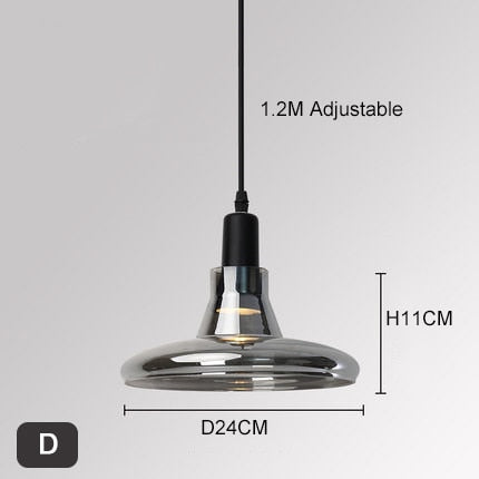 Oval hengelampe i nordisk stil