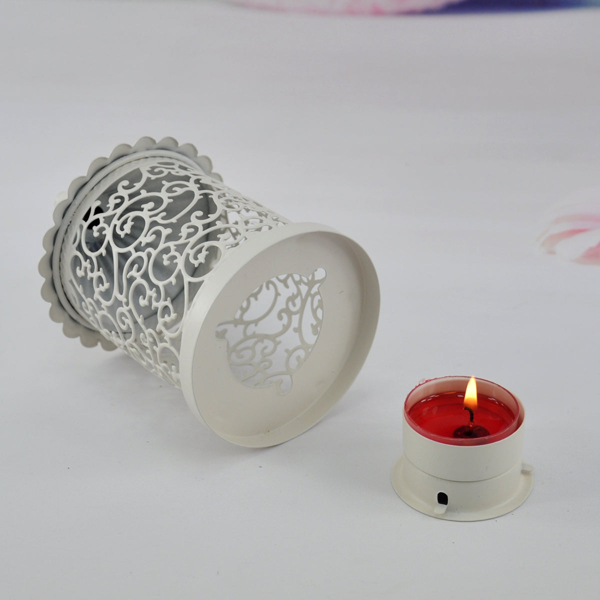 SaharaBloom Romantic Moroccan Candle Holder
