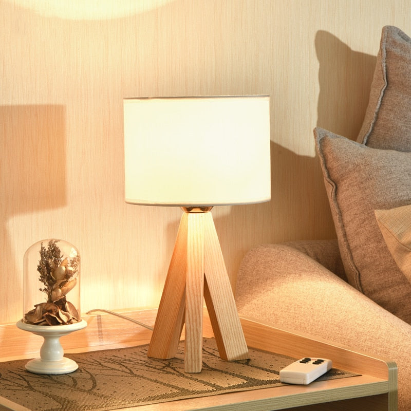 Bordlampe i tre