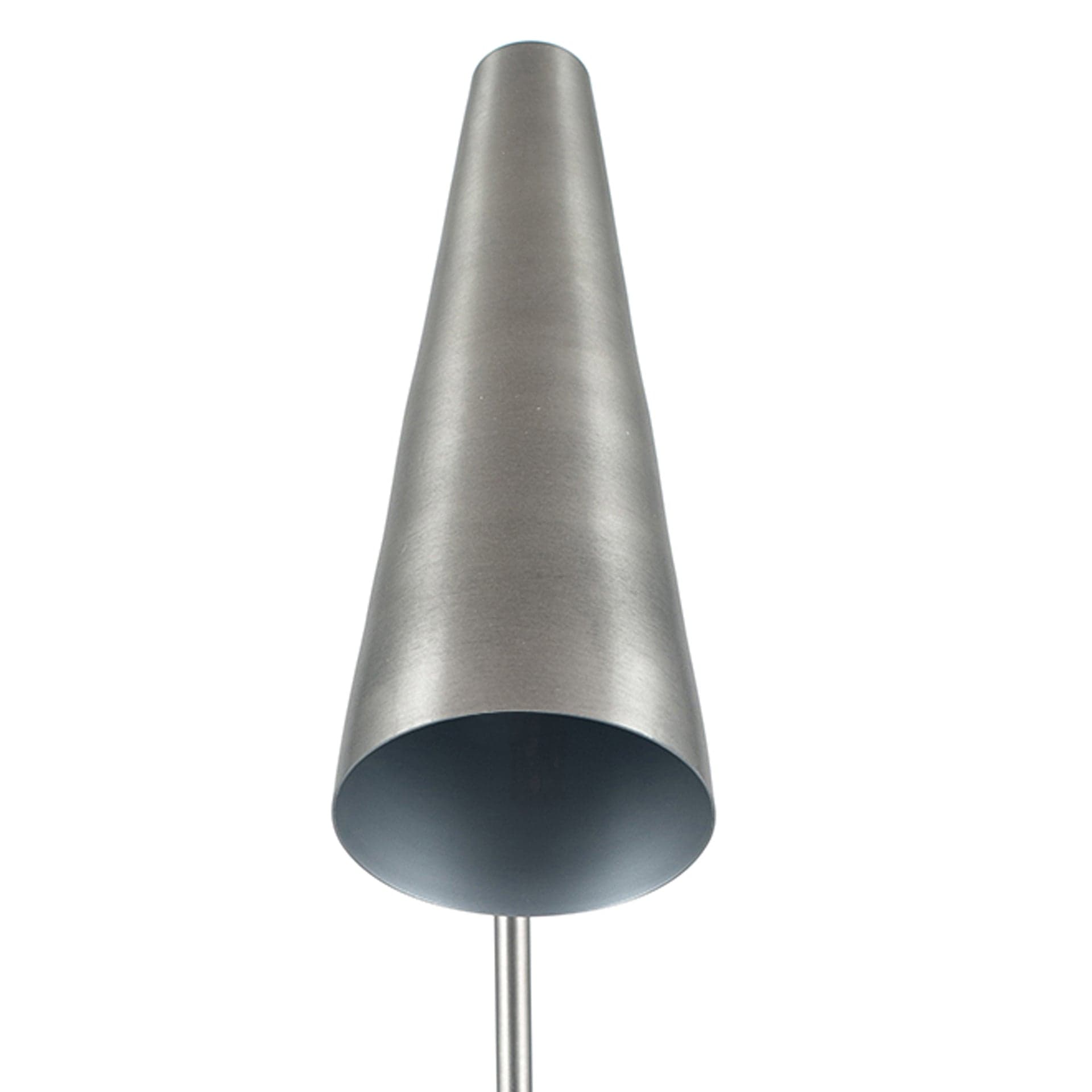 Marlen Cone-Shaped Task Table Lamp in Antique Silver