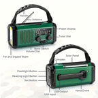 BrightGuard Eco Emergency Radio With USB Charging And Light