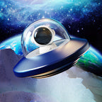 LumaNova | Modern Astronaut Night Lamp