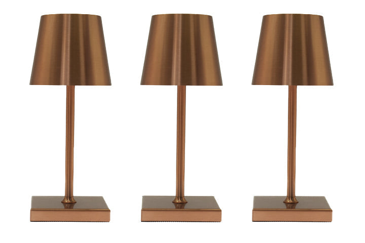 Auretta | Lampada da tavolo mini senza fili con batteria ricaricabile e dimmer regolabile