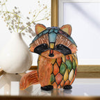 LumiFauna Stained Glass Animal Lamps — 7 Styles: Bear, Panda, Elk, Pig, Giraffe, Rabbit, Raccoon