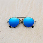 Gotiske steampunk runde solbriller polariserte linser