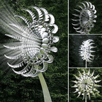 Sylvaris Metal Wind Spinner for Garden, Yard & Decor
