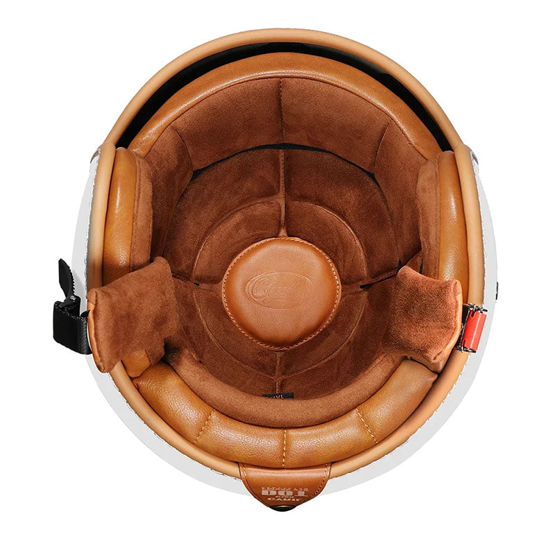 NovaAero Retro Open-Face Helmet KA2 DOT ECE Approved