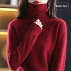 100% Cashmere - Luxury Turtleneck Plush Sweater – Soft Warm Winter Pullover for Effortless Everyday Style 10