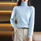 100% Cashmere - Luxury Turtleneck Plush Sweater – Soft Warm Winter Pullover for Effortless Everyday Style 2