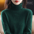 100% Cashmere - Luxury Turtleneck Plush Sweater – Soft Warm Winter Pullover for Effortless Everyday Style 20