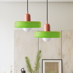 Lysena Bauhaus-Style Colored Glass Pendant Light