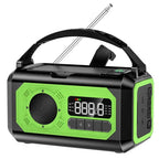 SolarPulse 12000mAh Emergency Radio with Crank and NOAA AM FM