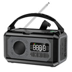 SolarPulse 12000mAh Emergency Radio with Crank and NOAA AM FM