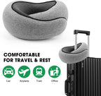 LuminaRest Memory Foam Travel Neck Pillow for Comfort