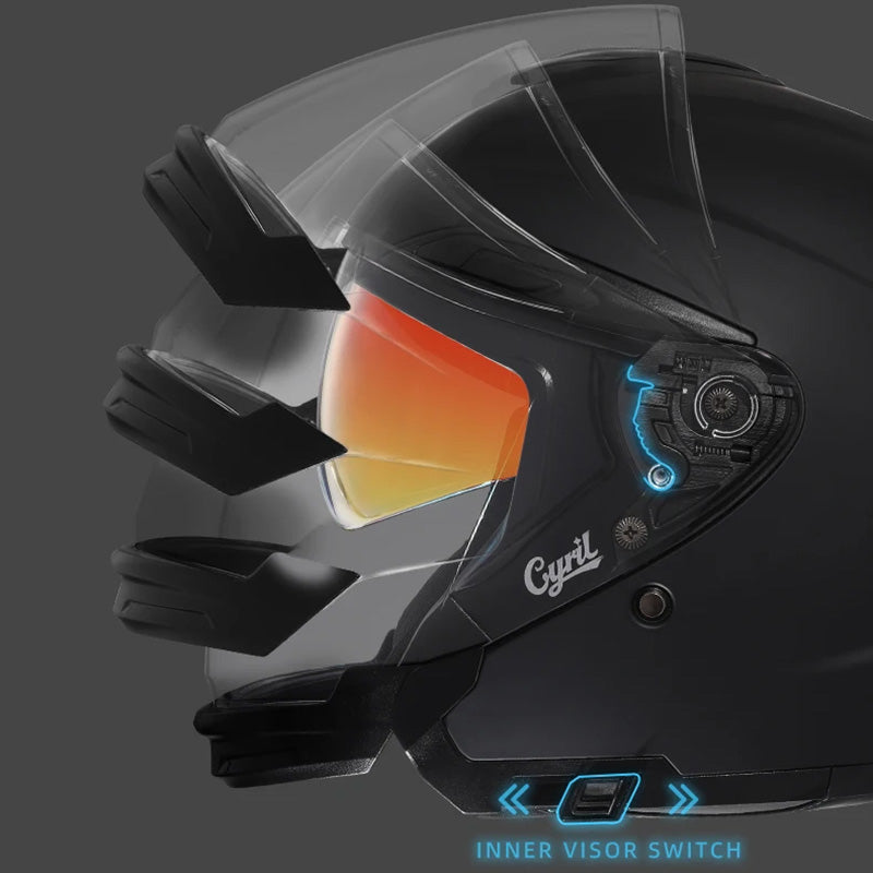 Capacete StratoGuard Pro com Carcaça ABS de Alta Resistência