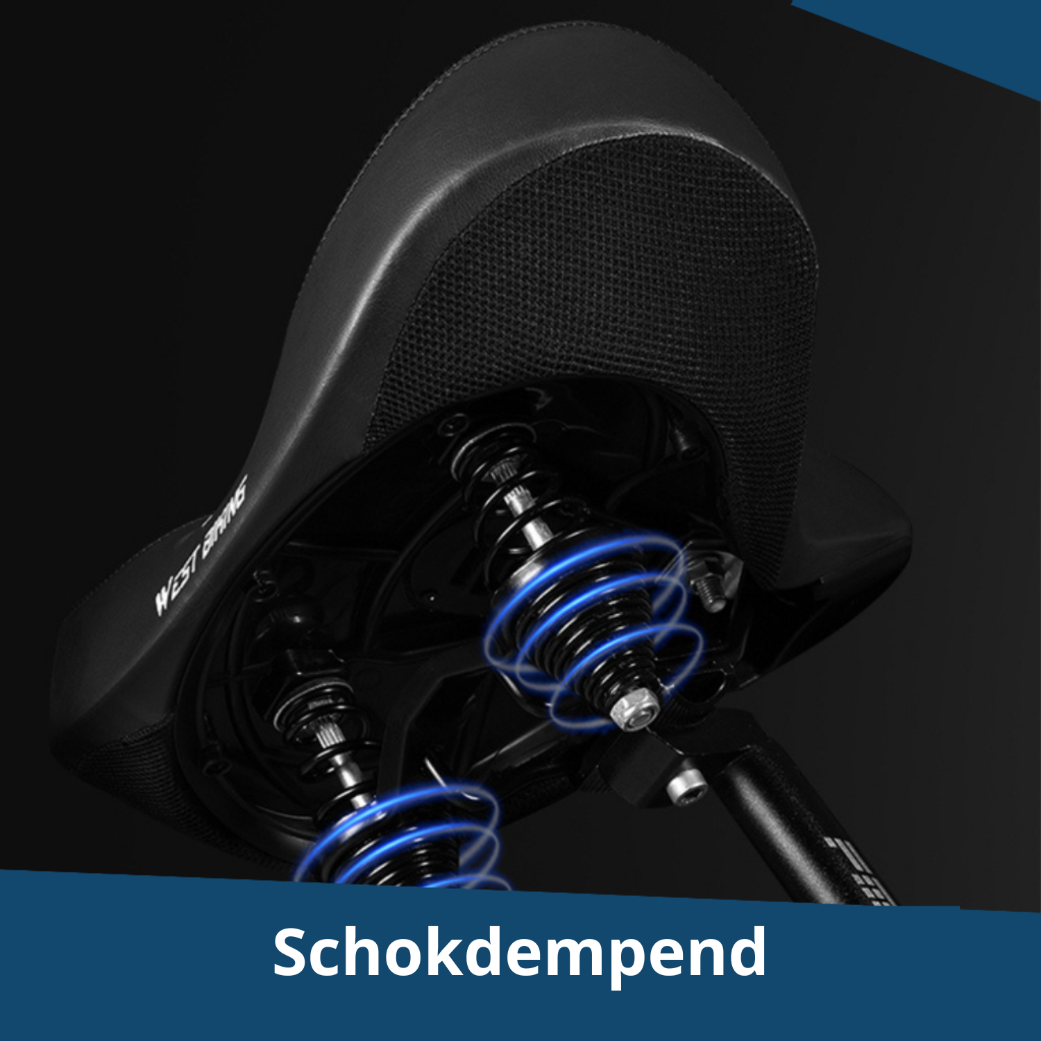 Selle de vélo ergonomique en gel AstraFlow avec confort respirant